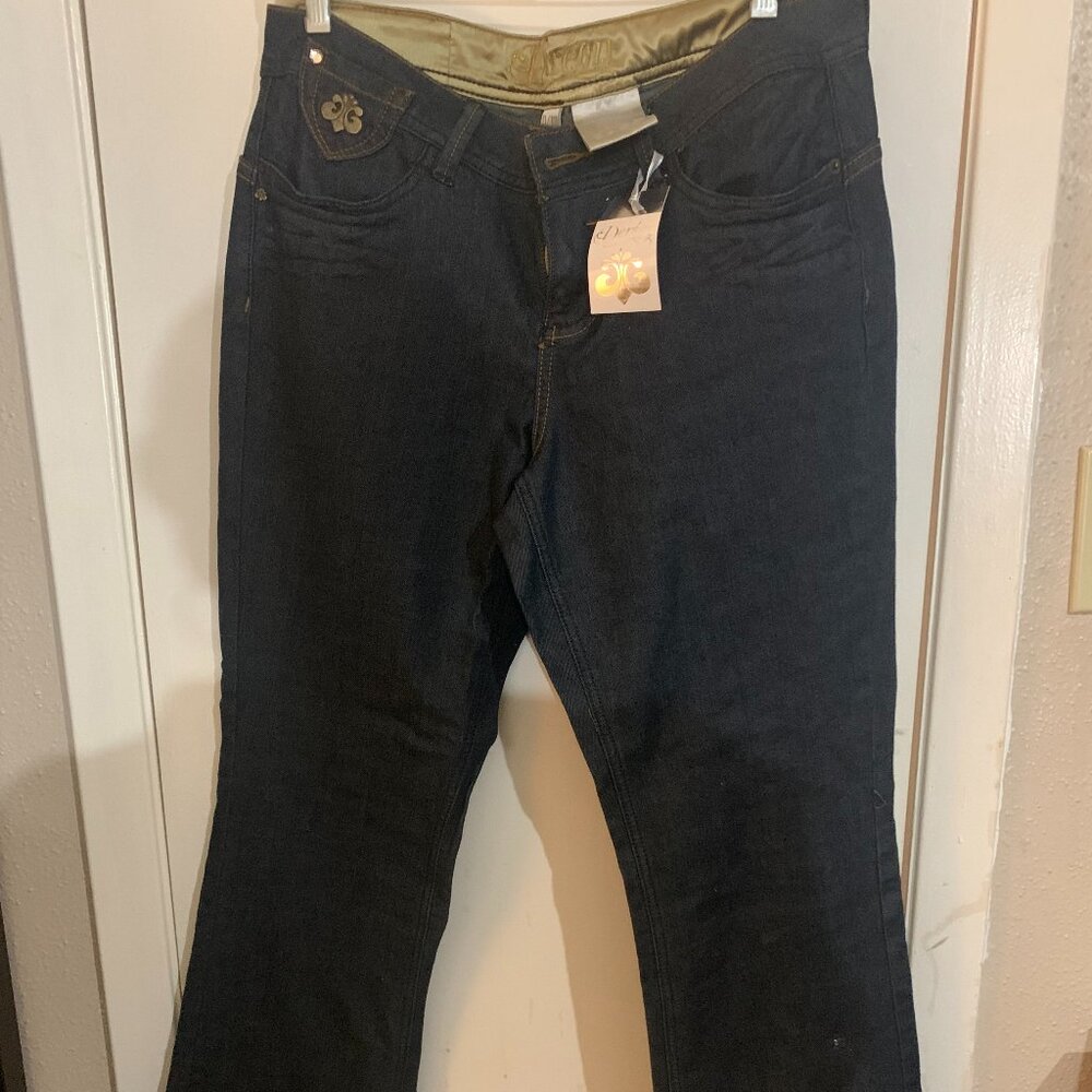 Vintage Beyonce Dereon, dark blue denim, size 11/12